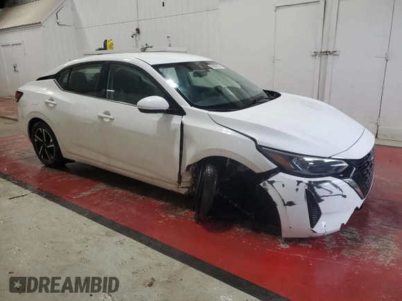 2024 Nissan Sentra SV with VIN 3N1AB8CVXRY363254, listed as a Copart auction lot 55726655 with 23,737 mi miles and Clean Title. Bid and sale history available at DreamBid. Image 4.