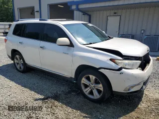 2013 Toyota Highlander Limited with VIN 5TDDK3EH8DS235518, listed as a Copart auction lot 62254505 with 230,268 mi miles and Salvage title. Bid and sale history available at DreamBid. Image 4.