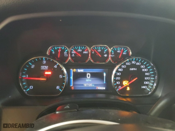 2014 Chevrolet Silverado 1500 LT with VIN 3GCUKREC4EG205326, listed as a Copart auction lot 45248895 with 161,120 mi miles and Salvage Title. Bid and sale history available at carsss.com. Image 9.