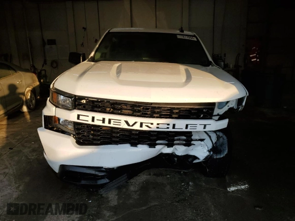 2019 Chevrolet Silverado 1500 Custom with VIN 1GCUYBEF5KZ357871, listed as a Copart auction lot 77817094 with 74,718 mi miles and Salvage Title. Bid and sale history available at DreamBid. Image 5.