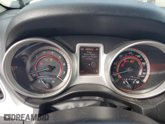 2013 Dodge Journey SE with VIN 3C4PDCAB4DT537984, listed as a Copart auction lot 62683165 with 228,062 mi miles and Clean title. Bid and sale history available at DreamBid. Image 9.