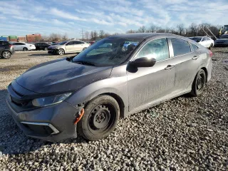 2019 Honda Civic Sedan LX with VIN 2HGFC2F66KH567841, listed as a Copart auction lot 42167145 with 86,934 mi miles and Salvage Title. Bid and sale history available at carsss.com. Image 1.