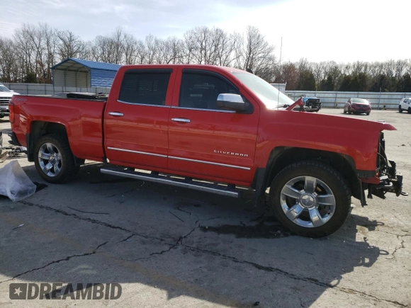 2016 Chevrolet Silverado 1500 LTZ with VIN 3GCUKSEJXGG143939, listed as a Copart auction lot 44329655 with 121,940 mi miles and Salvage Title. Bid and sale history available at DreamBid. Image 4.