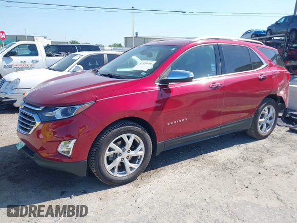 2018 Chevrolet Equinox Premier with VIN 3GNAXMEV1JL332293, listed as a IAAI auction lot 41994696 with 36,910 mi miles. Bid and sale history available at carsss.com. Image 17.