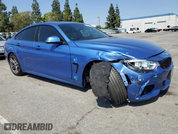 2015 BMW 4 Series 435i with VIN WBA4B1C59FD955421, listed as a Copart auction lot 56347345 with 42,922 mi miles and Salvage title. Bid and sale history available at DreamBid. Image 4.
