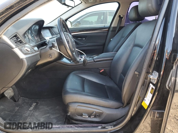 2015 BMW 5 Series 528i with VIN WBA5A5C58FD520212, listed as a Copart auction lot 55643525 with 156,948 mi miles and Salvage title. Bid and sale history available at DreamBid. Image 7.
