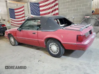 1993 Ford Mustang z VIN 1FACP44M6PF147837, wystawiony jako Copart lot #53289953 z przebiegiem 67 145 mil mil oraz Nie do naprawy • Non repairable. Historia ofert i sprzedaży dostępna na DreamBid. Obrazek 2.