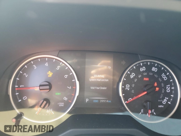 2021 Toyota RAV4 XLE Premium with VIN JTMA1RFV4MD070219, listed as a Copart auction lot 69473604 with 39,914 mi miles and Salvage title. Bid and sale history available at DreamBid. Image 9.