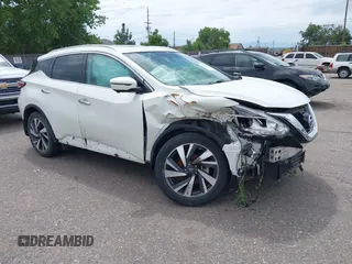 2018 Nissan Murano SL with VIN 5N1AZ2MG5JN156922, listed as a IAAI auction lot 42599474 with 77,622 mi miles and . Bid and sale history available at DreamBid. Image 1.
