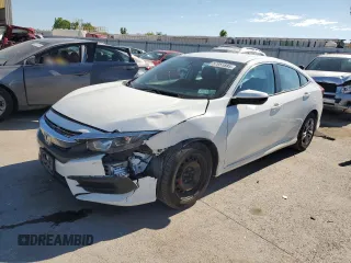 2017 Honda Civic LX with VIN 19XFC2F51HE224834, listed as a Copart auction lot 57951885 with 124,041 mi miles and Salvage title. Bid and sale history available at DreamBid. Image 1.