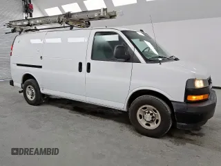 2020 Chevrolet Express Cargo with VIN 1GCWGAFG5L1277807, listed as a Copart auction lot 62069415 with 186,206 mi miles and Clean title. Bid and sale history available at DreamBid. Image 4.