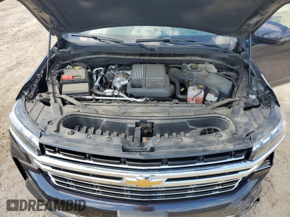 2022 Chevrolet Suburban LT z VIN 1GNSKCKT1NR288858, wystawiony jako Copart lot #56998095 z przebiegiem 96 859 mil mil oraz Szkoda całkowita • Salvage title. Historia ofert i sprzedaży dostępna na DreamBid. Obrazek 12.