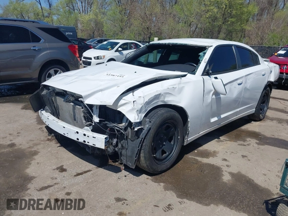 2013 Dodge Charger Police with VIN 2C3CDXAT4DH715047, listed as a IAAI auction lot 41987193 with 115,711 mi miles and . Bid and sale history available at DreamBid. Image 2.