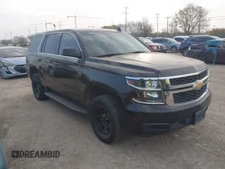 2017 Chevrolet Tahoe Commercial with VIN 1GNLCDEC8HR153626, listed as a IAAI auction lot 41797060 with 63,177 mi miles and . Bid and sale history available at DreamBid. Image 1.