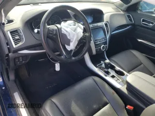 2019 Acura TLX with VIN 19UUB1F3XKA007491, listed as a Copart auction lot 46904075 with 0 mi miles and Salvage Title. Bid and sale history available at carsss.com. Image 8.