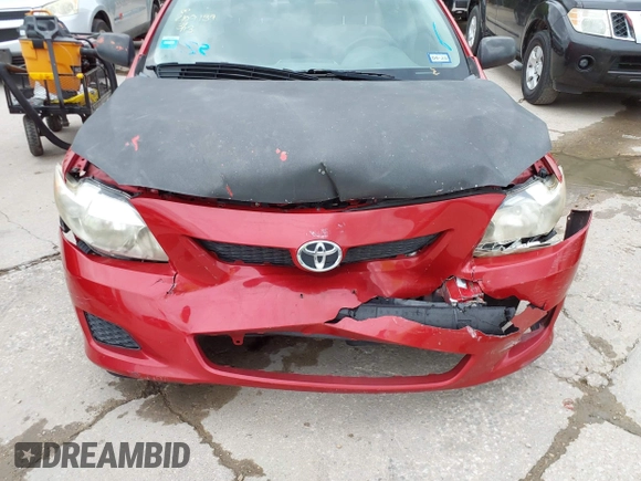 2009 Toyota Corolla with VIN 1NXBU40E89Z158636, listed as a IAAI auction lot 42142036 with 181,943 mi miles. Bid and sale history available at carsss.com. Image 6.