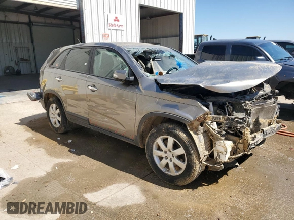 2012 Kia Sorento LX with VIN 5XYKT3A12CG190620, listed as a Copart auction lot 48409665 with Not Provided miles and Salvage Title. Bid and sale history available at DreamBid. Image 4.