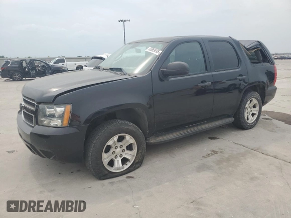 2013 Chevrolet Tahoe Commercial with VIN 1GNLC2E07DR268061, listed as a Copart auction lot 53683895 with 156,097 mi miles and Salvage title. Bid and sale history available at DreamBid. Image 1.