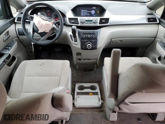 2013 Honda Odyssey LX with VIN 5FNRL5H24DB001080, listed as a Copart auction lot 52790605 with 137,853 mi miles and Salvage Title. Bid and sale history available at carsss.com. Image 8.