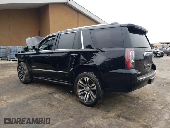2018 GMC Yukon Denali with VIN 1GKS2CKJ1JR296853, listed as a Copart auction lot 70925544 with 0 mi miles and Salvage Title. Bid and sale history available at carsss.com. Image 2.