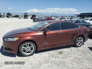 2016 Ford Fusion Titanium Hybrid with VIN 3FA6P0RU5GR206670, listed as a Copart auction lot 60318575 with 145,984 mi miles and Salvage title. Bid and sale history available at DreamBid. Image 1.