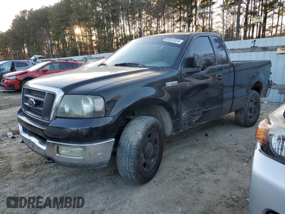 2004 Ford F-150 XL with VIN 1FTRF14W54NB47286, listed as a Copart auction lot 83533324 with 302,443 mi miles and Salvage Title. Bid and sale history available at DreamBid. Image 1.