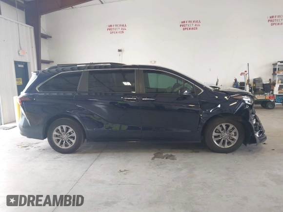2023 Toyota Sienna XLE with VIN 5TDYRKEC2PS145751, listed as a IAAI auction lot 42661436 with 26,827 mi miles and . Bid and sale history available at DreamBid. Image 13.