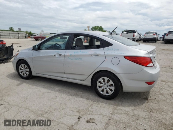 2016 Hyundai Accent SE z VIN KMHCT4AE8GU049032, wystawiony jako Copart lot #56500625 z przebiegiem 131 952 mil mil oraz Szkoda całkowita • Salvage title. Historia ofert i sprzedaży dostępna na DreamBid. Obrazek 2.