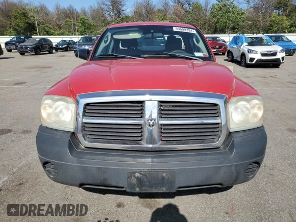 2005 Dodge Dakota ST with VIN 1D7HE22N65S326198, listed as a Copart auction lot 59699284 with 203,778 mi miles and Salvage Title. Bid and sale history available at DreamBid. Image 5.