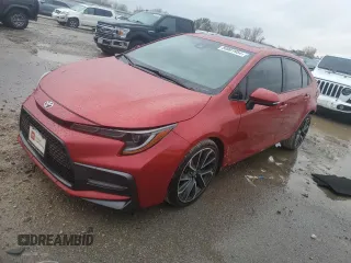 2020 Toyota Corolla XSE with VIN JTDT4RCE5LJ037959, listed as a Copart auction lot 80001954 with 84,643 mi miles and Salvage Title. Bid and sale history available at carsss.com. Image 1.