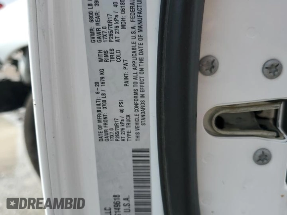 2020 Ram 1500 Tradesman с VIN 1C6RR6FG1LS149618, выставлен на аукционе Copart как лот 53890065 с пробегом 40 507 миль миль и Списание • Salvage title. История ставок и продаж доступна на DreamBid. Изображение 12.