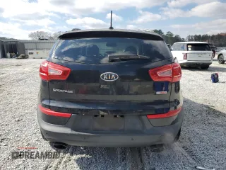2011 Kia Sportage SX with VIN KNDPC3A62B7148977, listed as a Copart auction lot 44224375 with 130,762 mi miles and Salvage title. Bid and sale history available at DreamBid. Image 6.