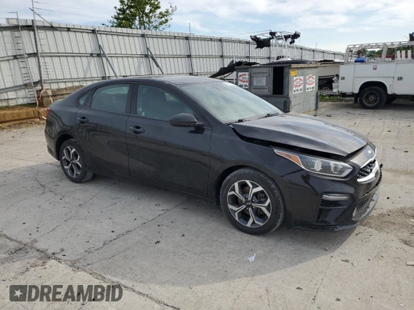 2019 Kia Forte LXS with VIN 3KPF24AD3KE008293, listed as a Copart auction lot 56541655 with 80,808 mi miles and Salvage title. Bid and sale history available at DreamBid. Image 4.