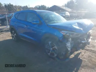 2016 Hyundai Tucson Eco with VIN KM8J3CA21GU116416, listed as a IAAI auction lot 41808648 with 64,797 mi miles. Bid and sale history available at carsss.com. Image 1.