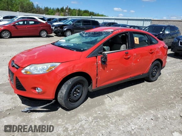 2012 Ford Focus SE with VIN 1FAHP3F28CL173251, listed as a Copart auction lot 56394695 with Not provided miles and Non repairable. Bid and sale history available at DreamBid. Image 1.