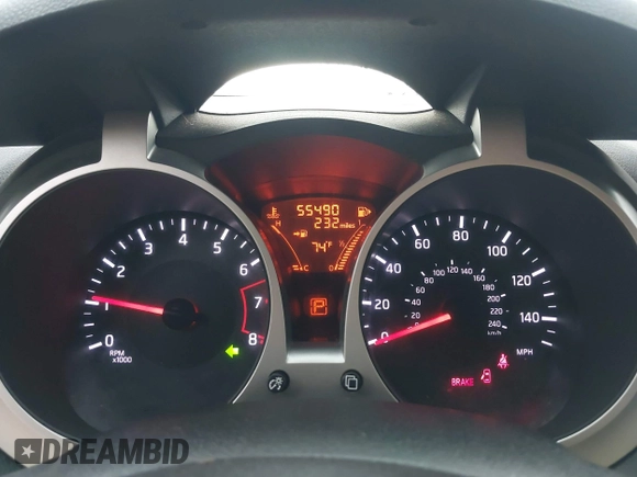 2015 Nissan Juke S with VIN JN8AF5MV3FT557180, listed as a IAAI auction lot 42481409 with 55,490 mi miles and . Bid and sale history available at DreamBid. Image 7.