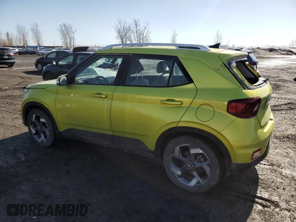 2020 Hyundai Venue SEL with VIN KMHRC8A36LU040579, listed as a Copart auction lot 48505295 with 45,249 mi miles and Salvage Title. Bid and sale history available at DreamBid. Image 2.