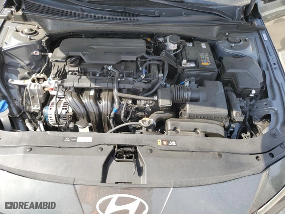 2024 Hyundai Elantra SEL with VIN KMHLS4DG3RU808222, listed as a Copart auction lot 54051305 with 9,880 mi miles and Salvage Title. Bid and sale history available at carsss.com. Image 11.