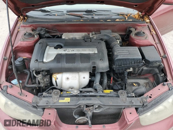 2003 Hyundai Elantra GLS z VIN KMHDN45D53U582935, wystawiony jako Copart lot #47753805 z przebiegiem 215 028 mil mil oraz Szkoda całkowita • Salvage title. Historia ofert i sprzedaży dostępna na DreamBid. Obrazek 11.