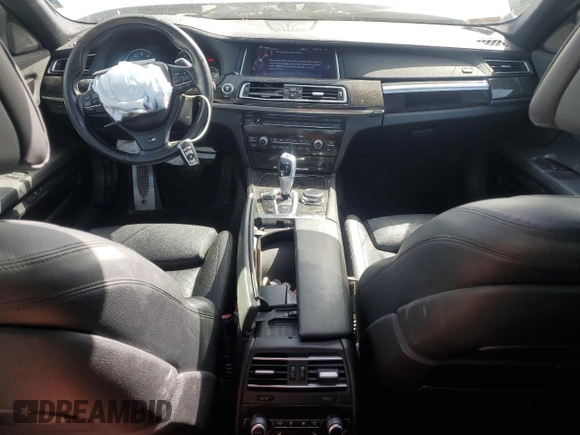 2015 BMW 7 Series 740Li with VIN WBAYE4C52FD947168, listed as a Copart auction lot 71287564 with 103,444 mi miles and Salvage Title. Bid and sale history available at DreamBid. Image 8.