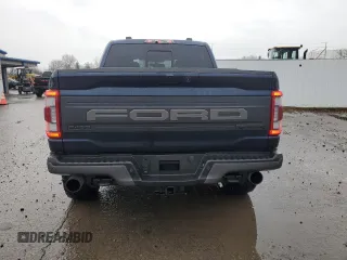 2023 Ford F-150 Raptor with VIN 1FTFW1RG0PFD16861, listed as a Copart auction lot 52928285 with 19,454 mi miles and Salvage Title. Bid and sale history available at DreamBid. Image 6.