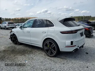 2022 Porsche Cayenne E-Hybrid Hybrid with VIN WP1AE2AY5NDA26193, listed as a Copart auction lot 48967735 with 60,703 mi miles and Clean title. Bid and sale history available at DreamBid. Image 2.