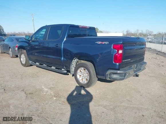 2020 Chevrolet Silverado 1500 LT with VIN 1GCPYDEK9LZ285385, listed as a IAAI auction lot 41677112 with NaN miles. Bid and sale history available at carsss.com. Image 3.