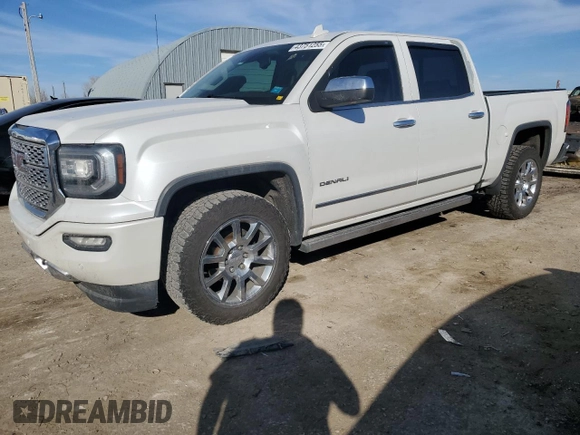 2016 GMC Sierra 1500 Denali z VIN 3GTU2PEC6GG318282, wystawiony jako Copart lot #43751255 z przebiegiem 154 009 mil mil oraz Szkoda całkowita • Salvage title. Historia ofert i sprzedaży dostępna na DreamBid. Obrazek 1.