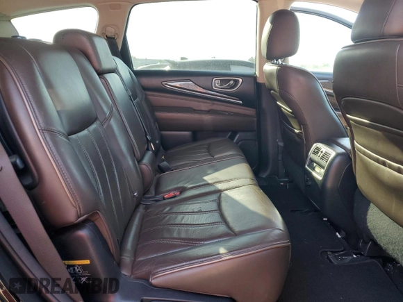 2015 Infiniti QX60 with VIN 5N1AL0MN8FC548333, listed as a Copart auction lot 55076595 with 131,308 mi miles and Salvage Title. Bid and sale history available at DreamBid. Image 11.