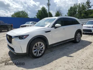 2024 Mazda CX-90 Premium Plus with VIN JM3KKEHD6R1189386, listed as a Copart auction lot 61665755 with 5,810 mi miles and Salvage title. Bid and sale history available at DreamBid. Image 1.