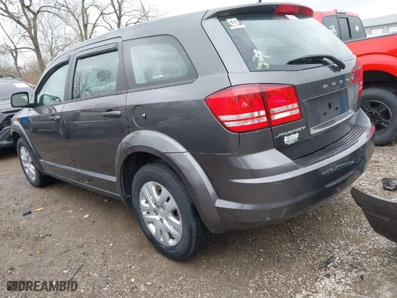 2014 Dodge Journey SE with VIN 3C4PDCAB9ET216380, listed as a IAAI auction lot 41812212 with 120,609 mi miles. Bid and sale history available at carsss.com. Image 3.