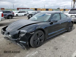 2021 Porsche Taycan with VIN WP0AA2Y11MSA18028, listed as a Copart auction lot 52333604 with Not Provided miles and Salvage Title. Bid and sale history available at DreamBid. Image 1.