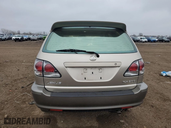 2001 Lexus RX 300 z VIN JTJHF10U910182130, wystawiony jako Copart lot #53809435 z przebiegiem Nie podano mil oraz Szkoda całkowita • Salvage title. Historia ofert i sprzedaży dostępna na DreamBid. Obrazek 6.