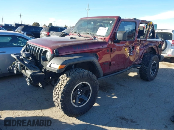 2021 Jeep Wrangler Unlimited Willys with VIN 1C4HJXDM7MW729606, listed as a IAAI auction lot 41294338 with Not Provided miles and . Bid and sale history available at DreamBid. Image 18.